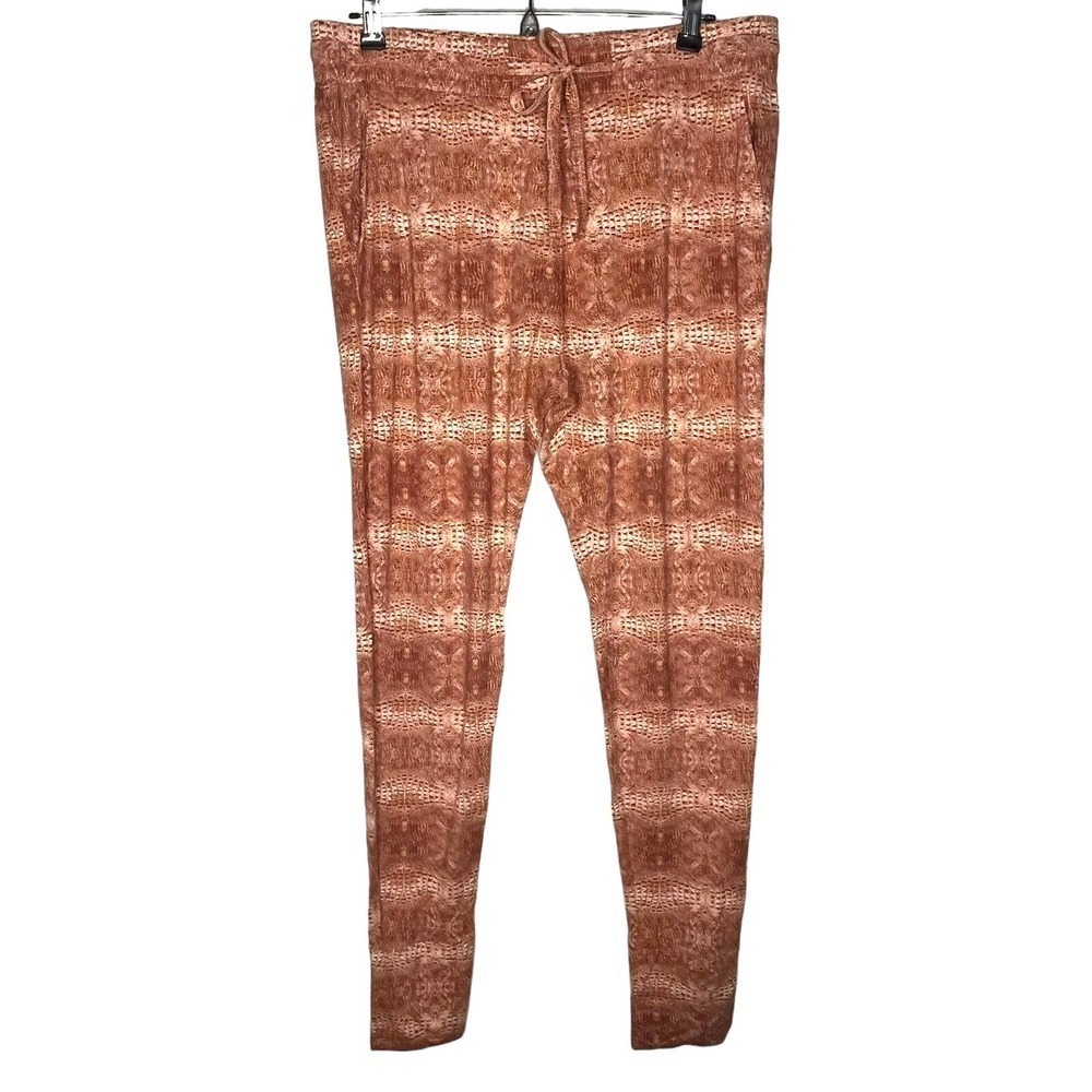 Kate Quinn Bamboo Coll. Size M Pull On Pants Joggers Stretch Drawstring Waist